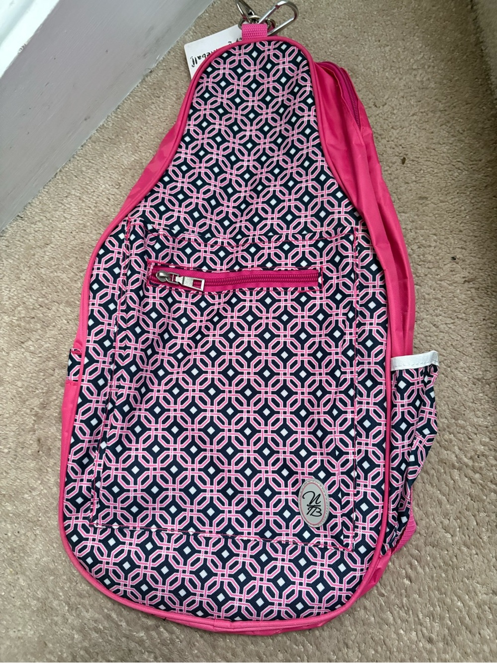 Pink Geometric Pickleball/ Sling Bag by NB (Unbranded)